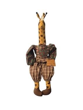 HOUSE OF LLOYD Shelf Sitter Giraffe Plush 1995 22" When In Doubt Look Up *READ*